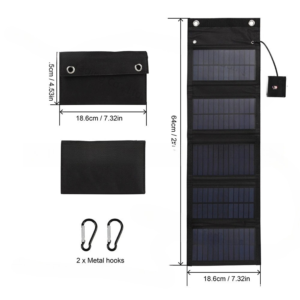 25W 5v solar folding bag water - Solar Emergency Charger review and price