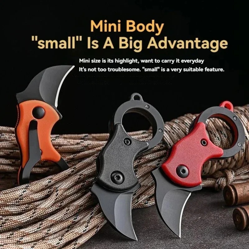 Mini Keychain Pocket Knife Sta - Bushcraft Knife Fixed review and price