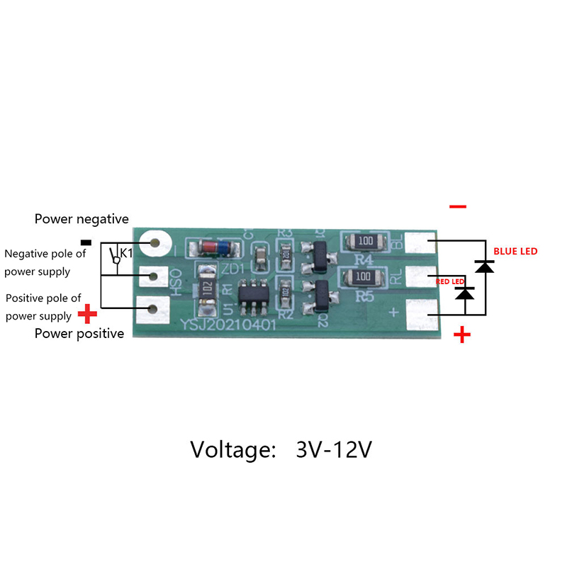 3-12V Flashing LED Light Modul - Sos Light Strobe review and price