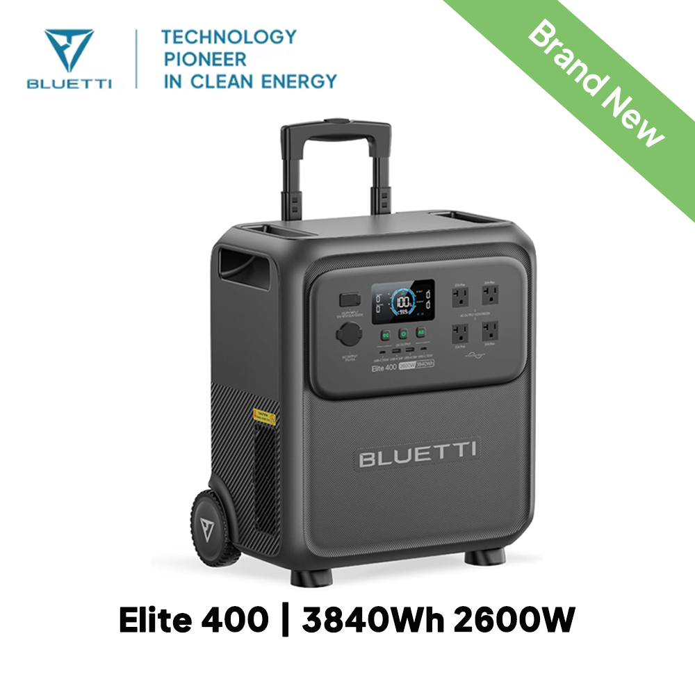 BLUETTI Elite 400 2600W 3840Wh - Solar Emergency Charger review and price