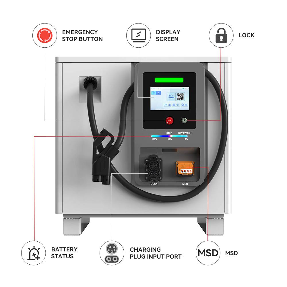 75KWH 141KWH Mobile Portable E - Solar Emergency Charger review and price